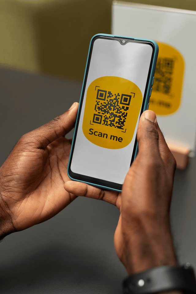 Customer Scans QR